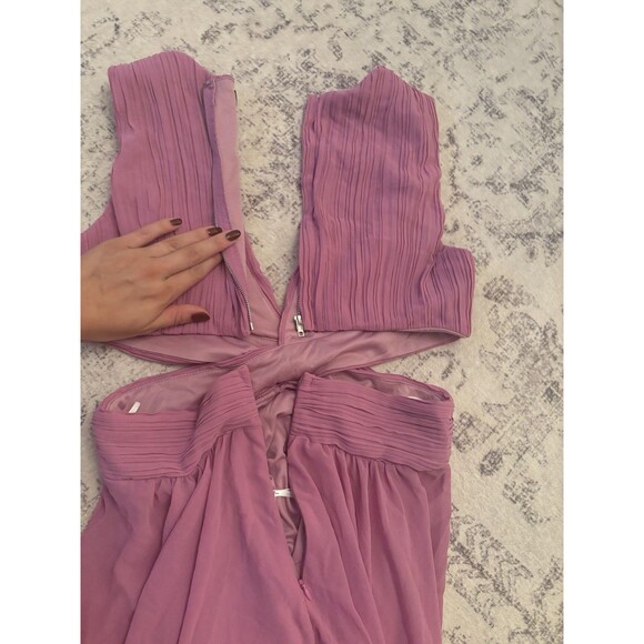 Lulus Vivid Imagination Lilac Cutout Maxi Dress Size Large Wedding Formal Beach - Picture 5 of 8